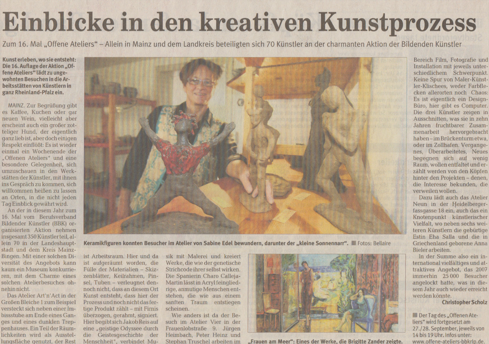 Artikel Offene Ateliers